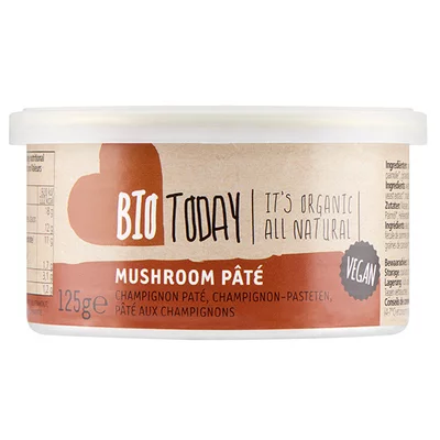 Crema tartinabila cu ciuperci bio 125g Bio Today PRET REDUS