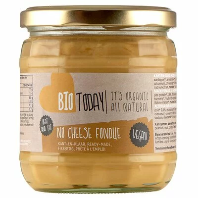 Crema vegana No Cheese Fondue bio 380g Bio Today