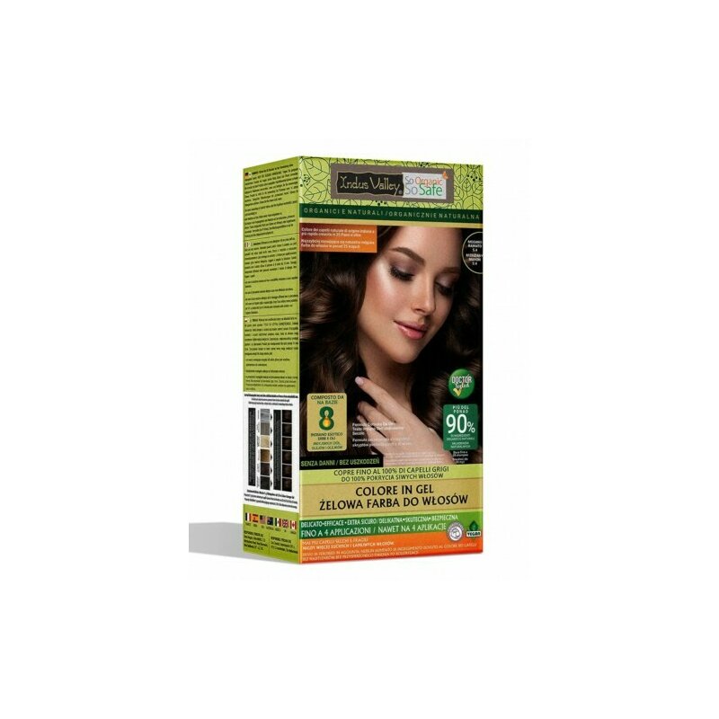 Cupru Mahon 5.40 Vopsea henna gel fara amoniac, Indus Valley