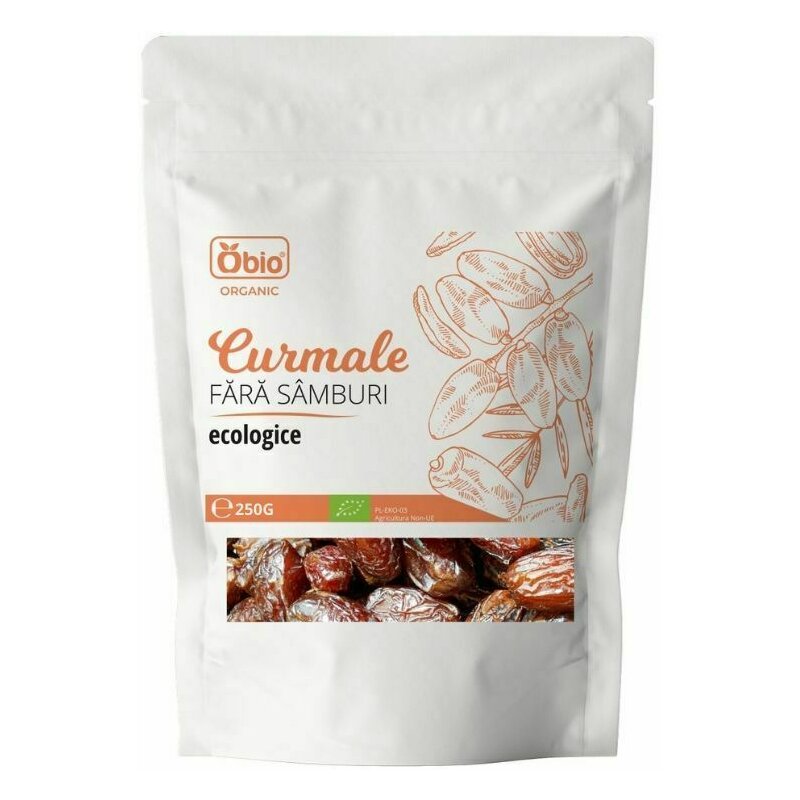 Curmale fara samburi bio, 250g - obio