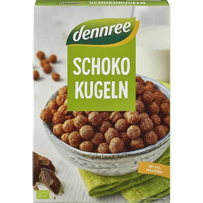 Cereale bilute cu ciocolata bio 250g Dennree PRET REDUS