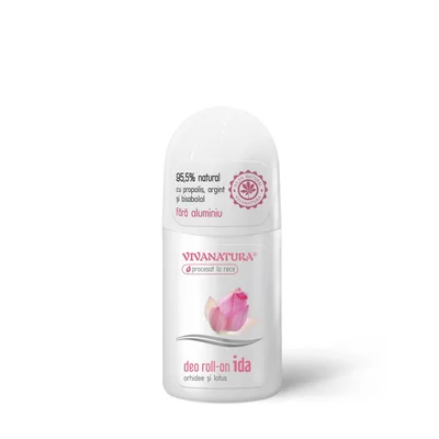 Deo roll-on natural IDA Orhidee si Lotus, 50 ml – Leonard Radutz Formula