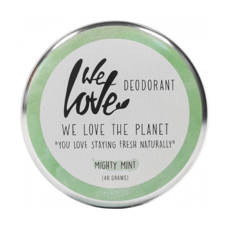 Deodorant natural crema Mighty Mint, 48 g, We love the planet