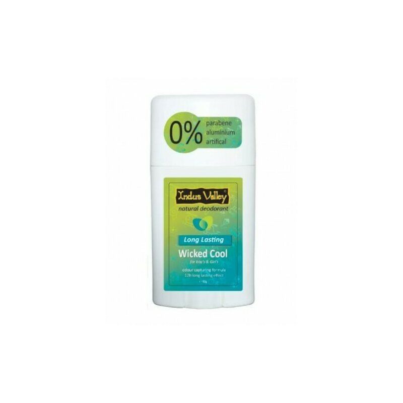 Deodorant natural stick Wicked Cool, 50g, Indus Valley