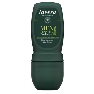 Deodorant Roll-on Men Sensitive cu aloe vera si lemongrass 50ml Lavera
