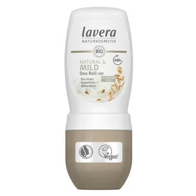 Deodorant Roll-on Natural & Mild cu ovaz si minerale naturale 50ml Lavera