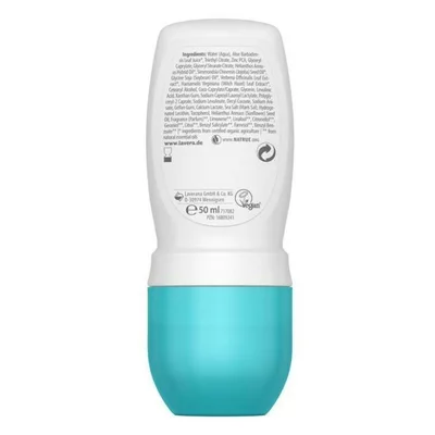 Deodorant Roll-on Natural & Sensitive cu aloe vera si minerale naturale 50ml Lavera