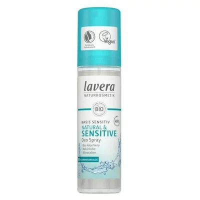 Deodorant spray Natural & Sensitiv cu aloe vera si minerale naturale 75ml Lavera