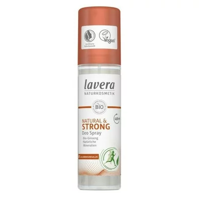 Deodorant spray Natural & Strong cu ginseng si minerale naturale 75ml Lavera