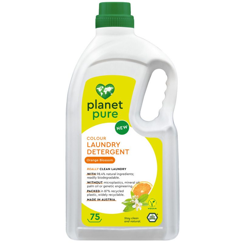Detergent bio pentru rufe colorate - flori de portocal - 3 litri, planet pure