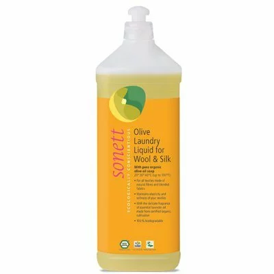 Detergent lichid cu ulei de masline pentru lana si matase, ecologic, 1l, Sonett