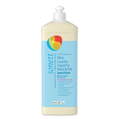 Detergent lichid pentru lana si matase sensitive ecologic 1l Sonett