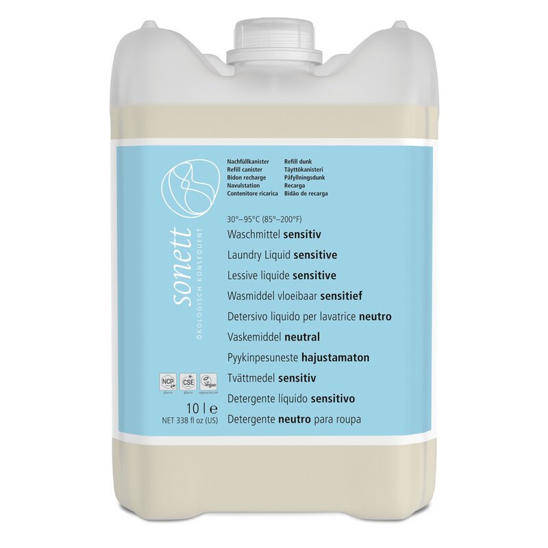 Detergent lichid pentru rufe sensitive ecologic 10l Sonett