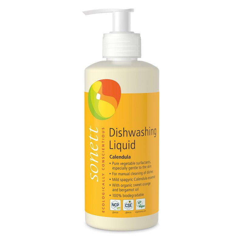 Detergent lichid pentru vase cu galbenele ecologic 300ml Sonett