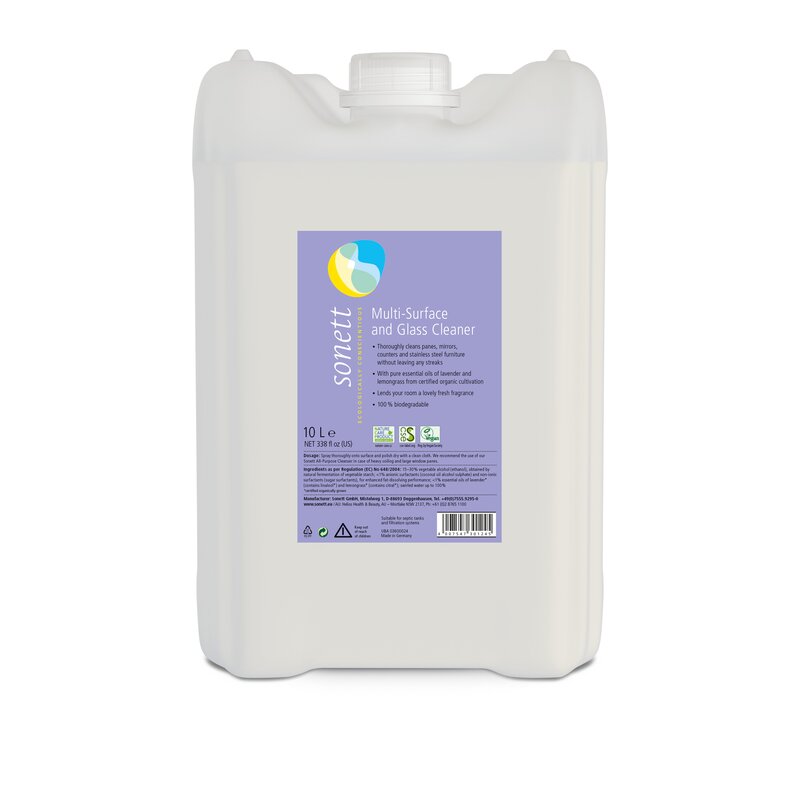 Detergent pentru sticla si alte suprafete ecologic 10l Sonett