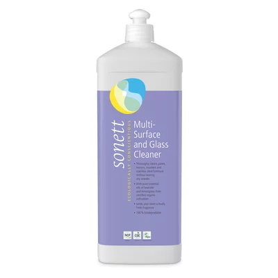 Detergent lichid pentru sticla si alte suprafete ecologic 1l Sonett