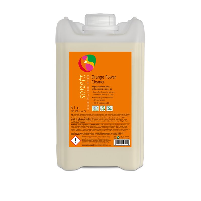 Detergent lichid universal concentrat cu ulei de portocale ecologic 5l Sonett