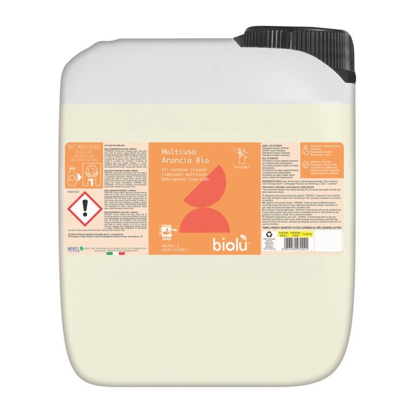 Detergent ecologic universal cu ulei de portocale, 5l - biolu
