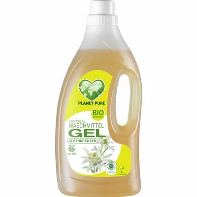 Detergent GEL bio de rufe cu flori de munte - 1.5L Planet Pure