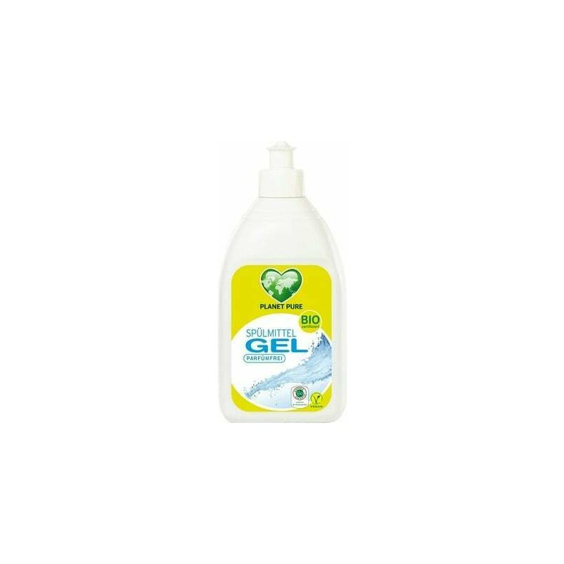 Detergent gel bio pentru vase hipoalergen fara parfum 500ml Planet Pure