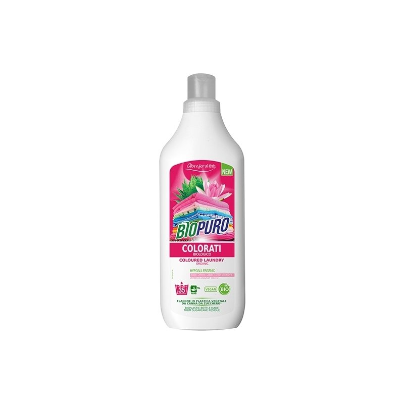 Detergent Hipoalergen Pentru Rufe Colorate, Bio,1l - Biopuro