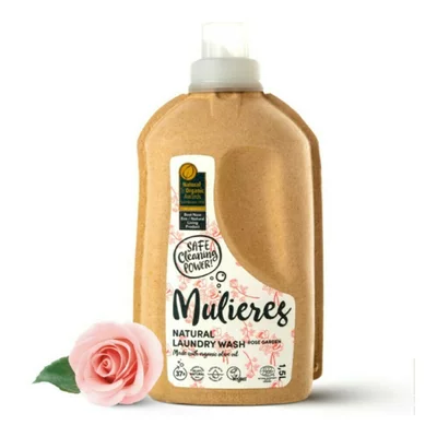 Detergent pentru rufe cu ingrediente naturale Rose Garden (1.5L), Mulieres