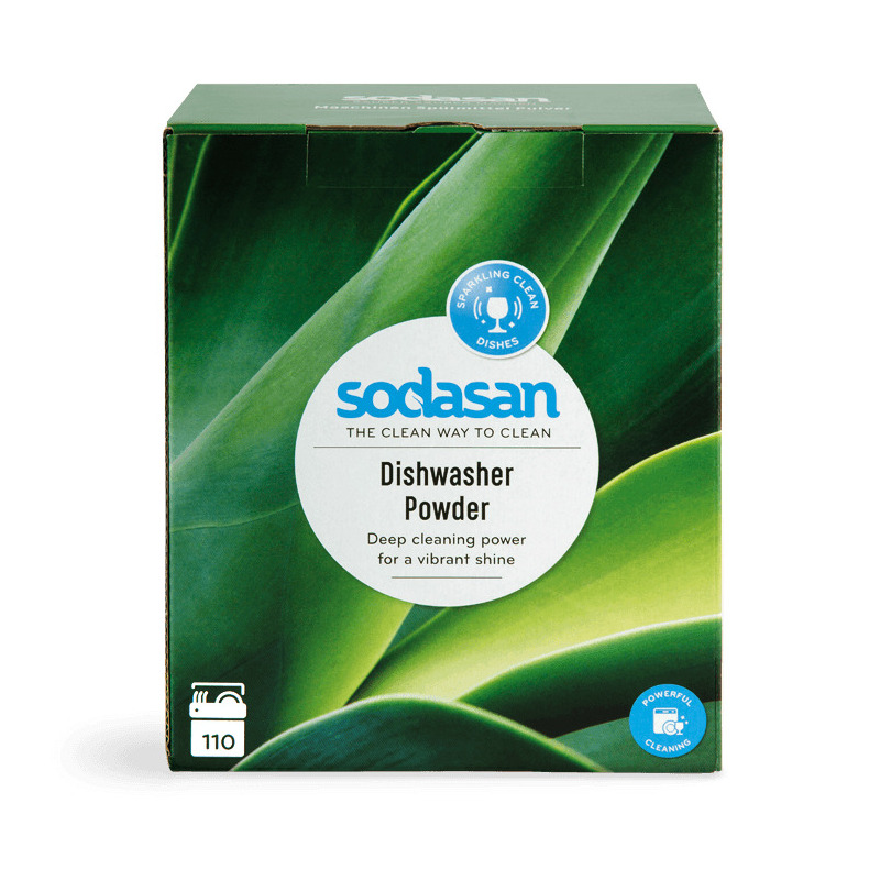 Detergent praf masina de spalat vase bio, 1.650 kg, sodasan