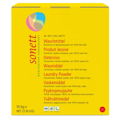 Detergent praf pentru rufe ecologic 10kg Sonett