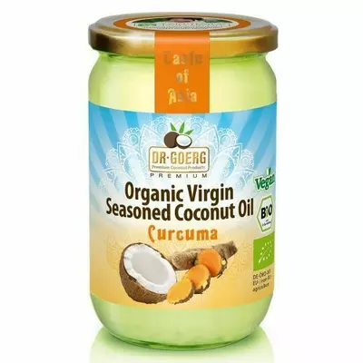 Ulei de cocos condimentat cu turmeric bio, 190ml Dr. Goerg PROMO