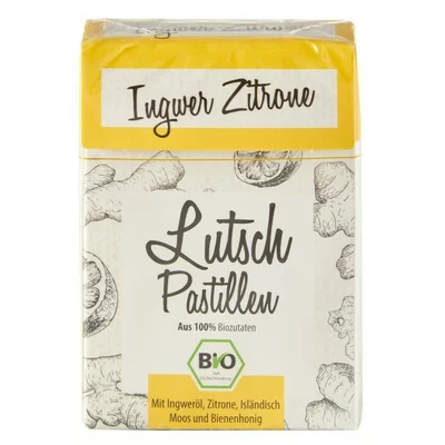 Dropsuri cu ghimbir si lamaie bio 30g Aries