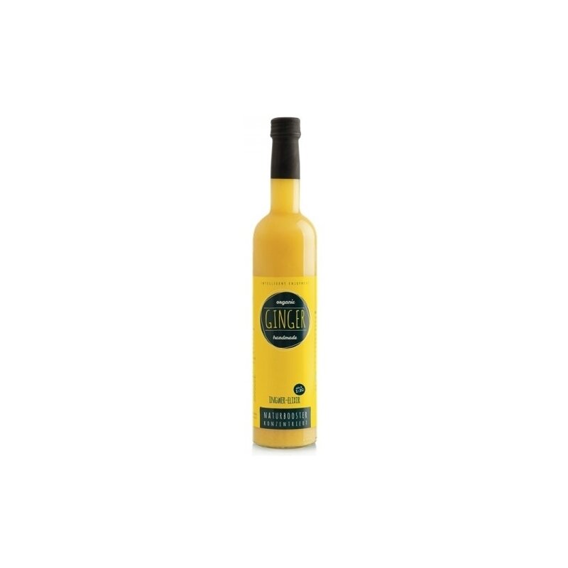 Elixir de ghimbir, concentrat din radacina proaspata bio, 500ml, retter