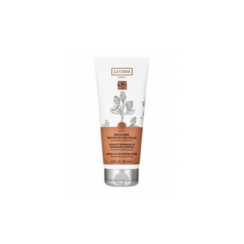 Exfoliant scalp cu argila alba, 200ml, Lucens Umbria