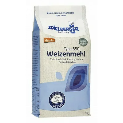 Faina alba de grau tip 550 bio 1kg Spielberger PRET REDUS
