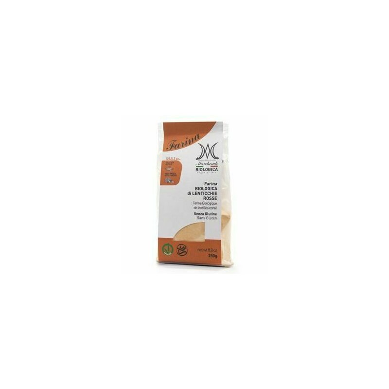 Faina de linte rosie fara gluten eco 250g marchesato