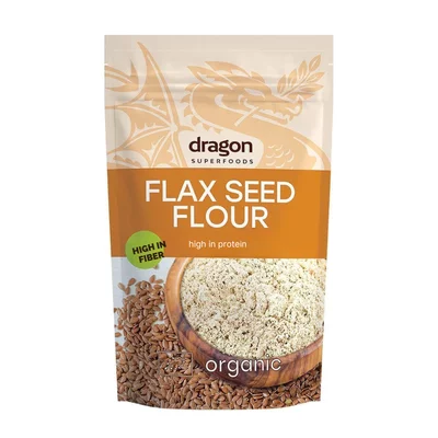 Faina de seminte de in bio 200g Dragon Superfoods