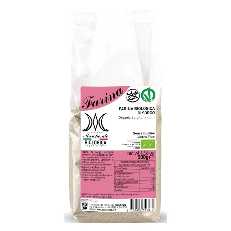 Faina de sorg fara gluten bio 500g marchesato