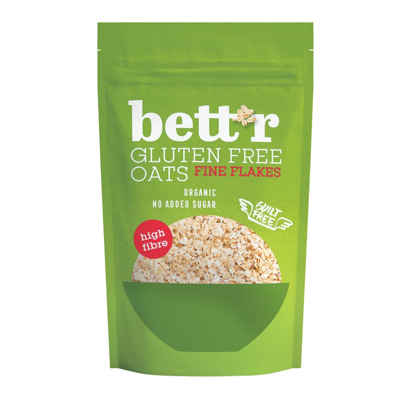Fulgi de ovaz fini fara gluten bio 300g bettr