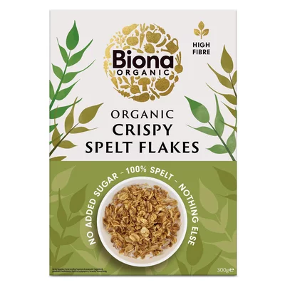 Fulgi de spelta crispy bio 300g Biona PRET REDUS