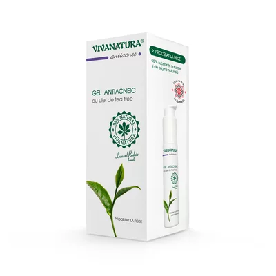 Gel antiacneic cu ulei de Tea-Tree 45ml – Leonard Radutz Formula