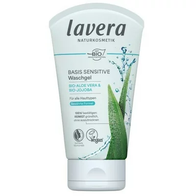 Gel de curatare pentru fata cu aloe vera si jojoba 125ml Lavera