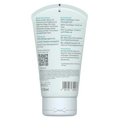 Gel de curatare pentru fata cu aloe vera si jojoba 125ml Lavera