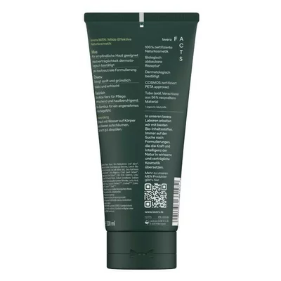 Gel de dus 3 in 1 Men Sensitive cu aloe vera si bambus ecologic 200ml Lavera