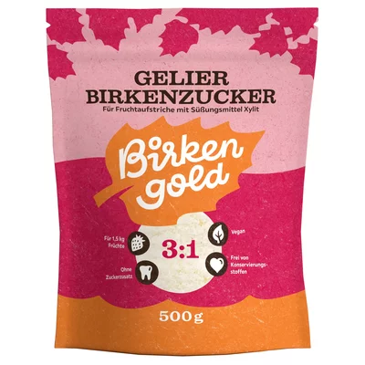 Gelifiant cu xylitol de mesteacan 500g Birkengold