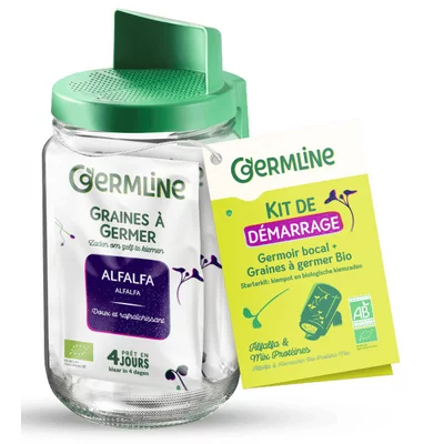 Germinator tip borcan cu protectie la scurgerea apei Germline PRET REDUS