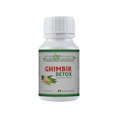 Ghimbir Detox, 120 cps - Health Nutrition