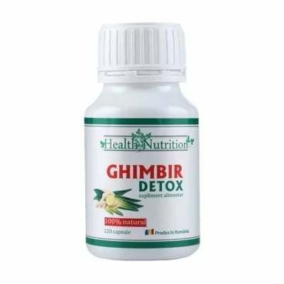 Ghimbir Detox, 120 cps - Health Nutrition