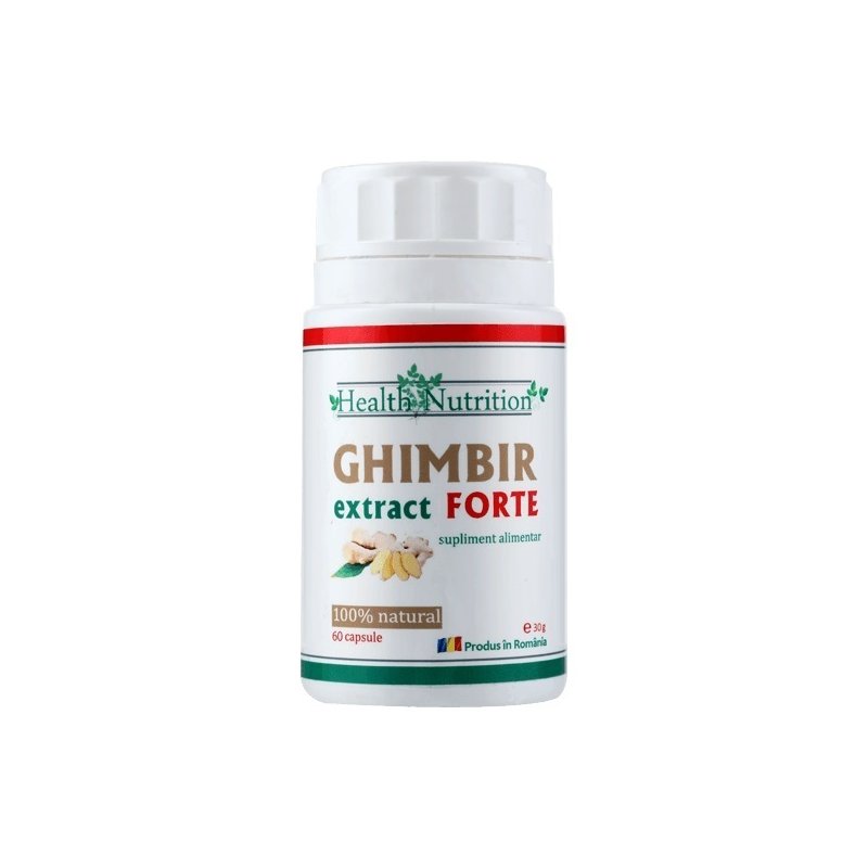 Ghimbir extract forte - health nutrition, 60 capsule