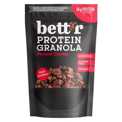 Granola proteica cu alune si cacao bio 300g Bettr