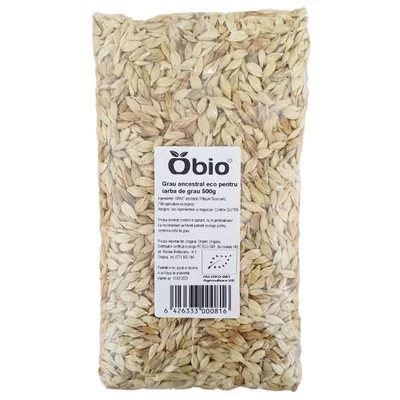 Grau ancestral pentru iarba de grau bio, 500g - Obio