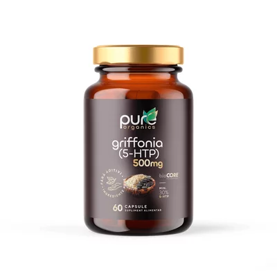 Griffonia (5-HTP) – Echilibru emotional - 60cps PureOrganics